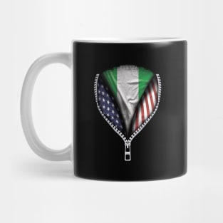 Nigerian Flag  Nigeria Flag American Flag Zip Down - Gift for Nigerian From Nigeria Mug